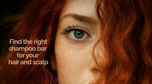 Find the right shampoo bar for your hair and scalp red hair girl