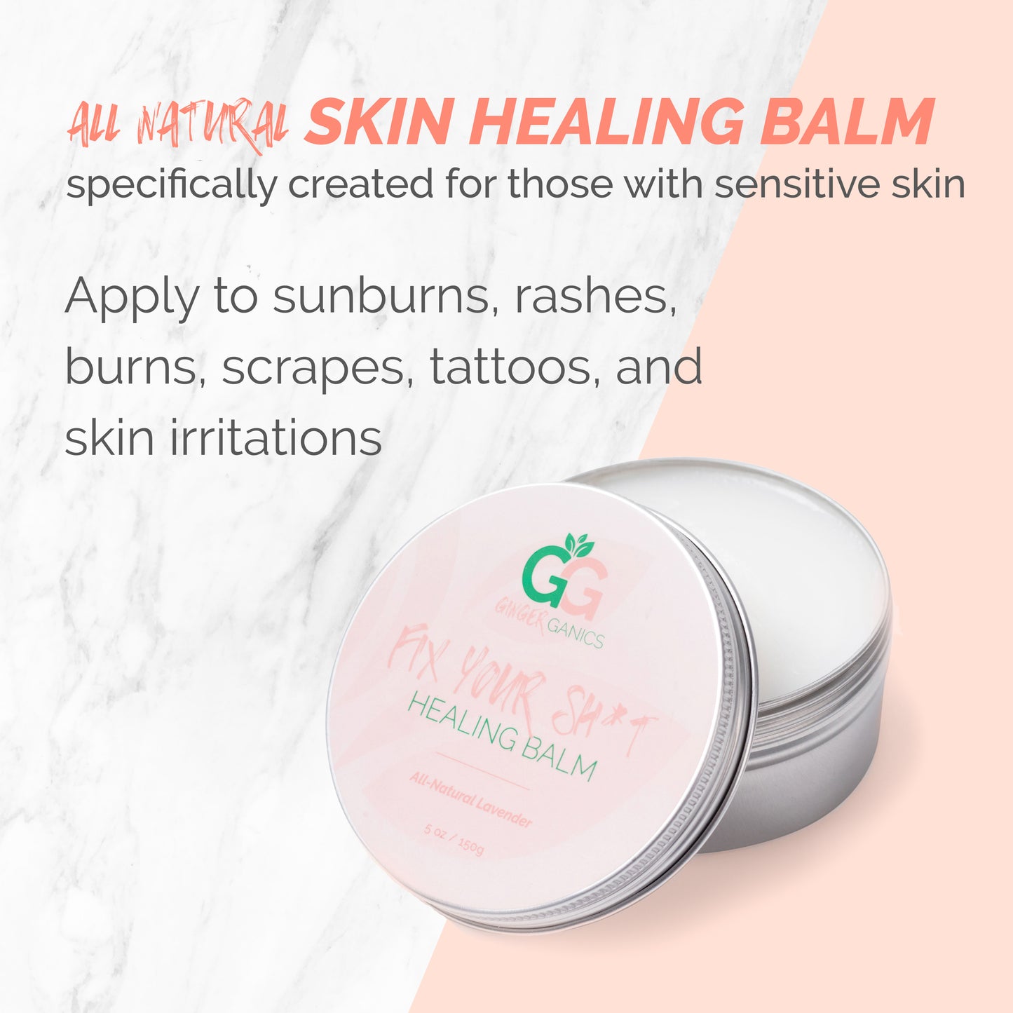 All Natural Skin Healing Balm