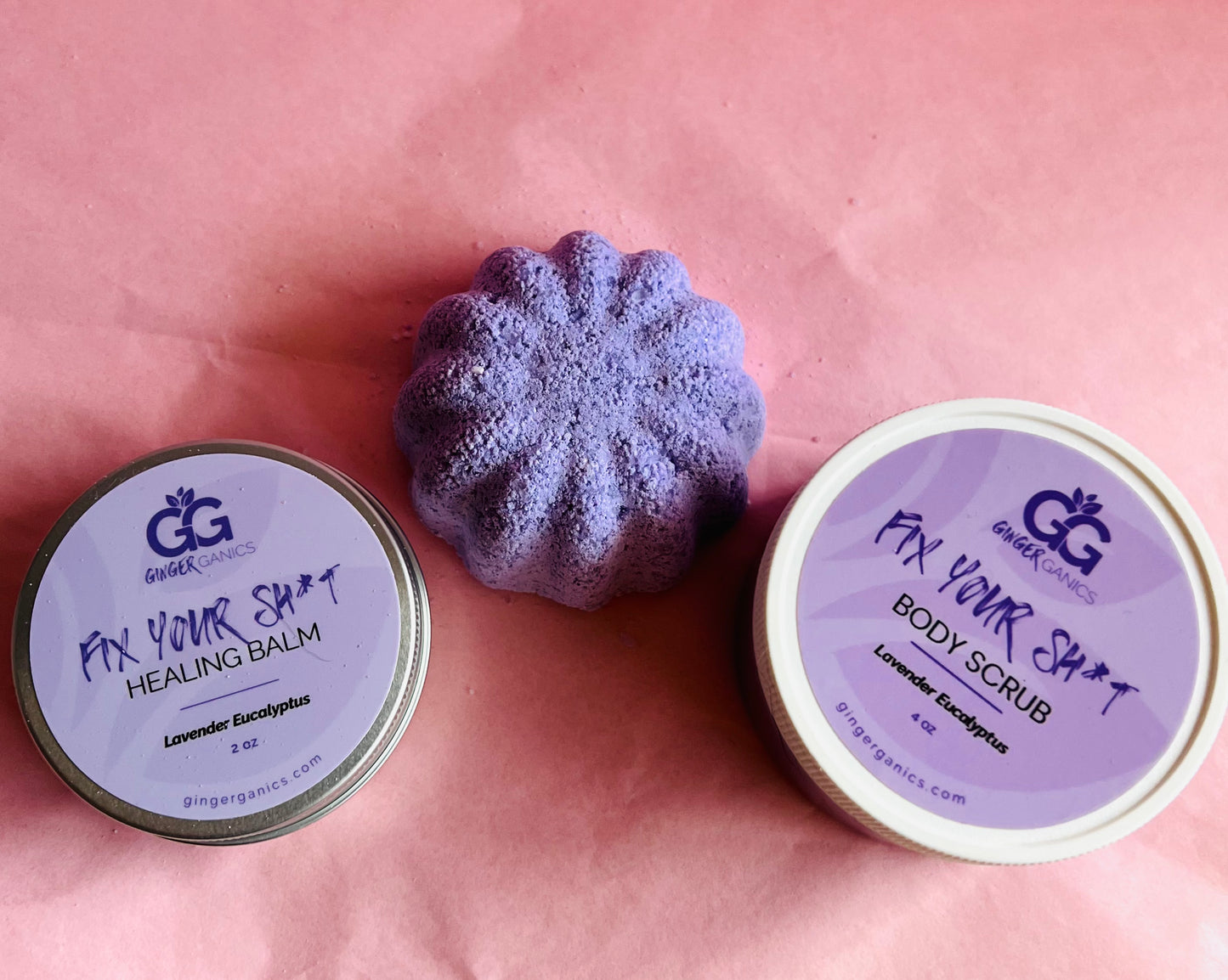 Lavender Eucalyptus Bath Bombs