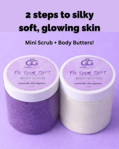 Body Scrub + Body Oil Butter: 2 Steps for Soft Skin Routine