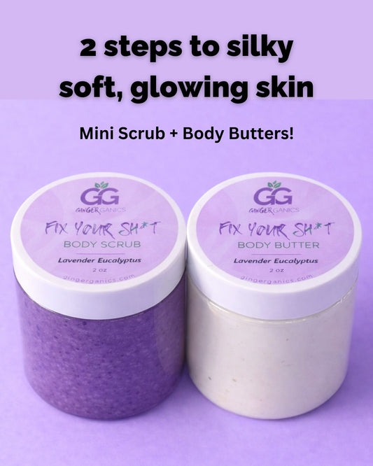 Body Scrub + Body Oil Butter: 2 Steps for Soft Skin Routine