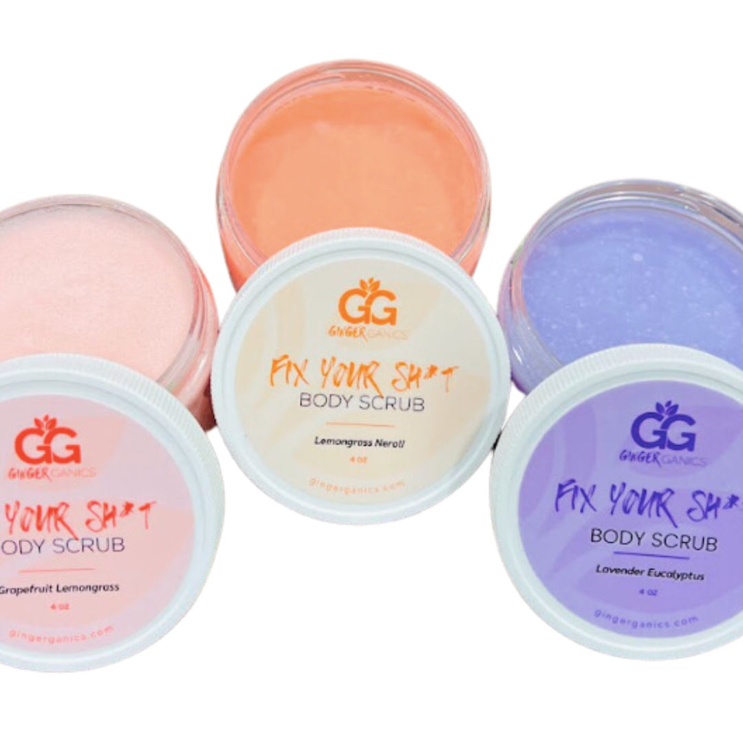 Fix Your Sh*t Healing Balm + Lip Balm + Body Scrub Bundle